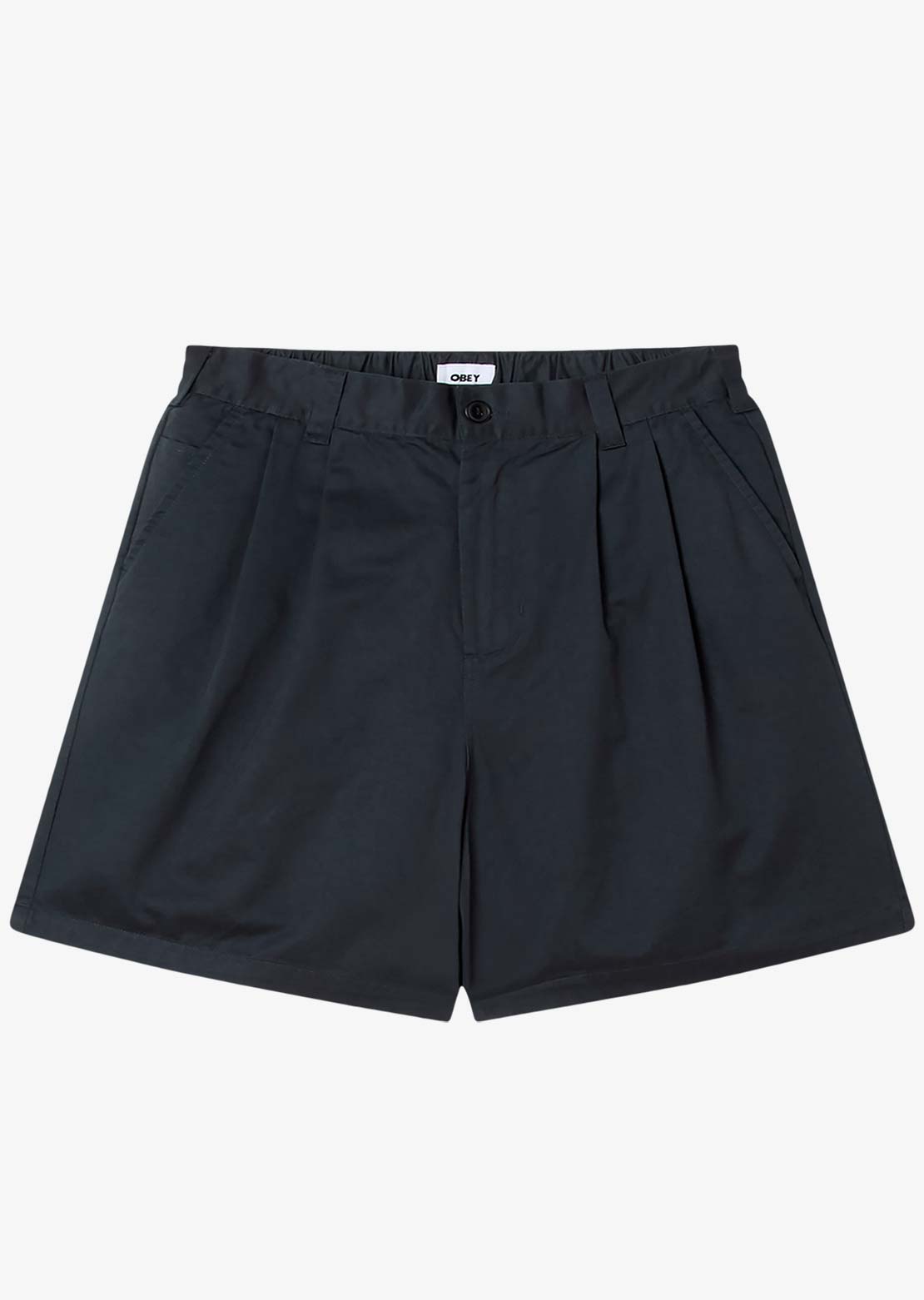 Obey Men's Foster Pleated Shorts Black