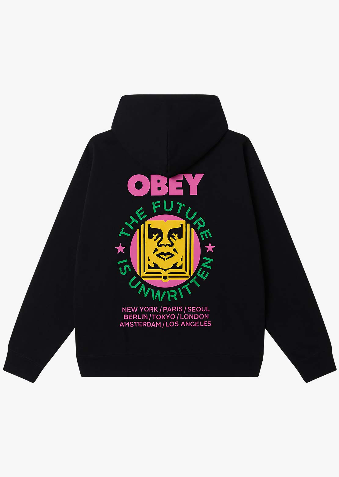 Obey Men's Future Unwritten French Terry Hood Black