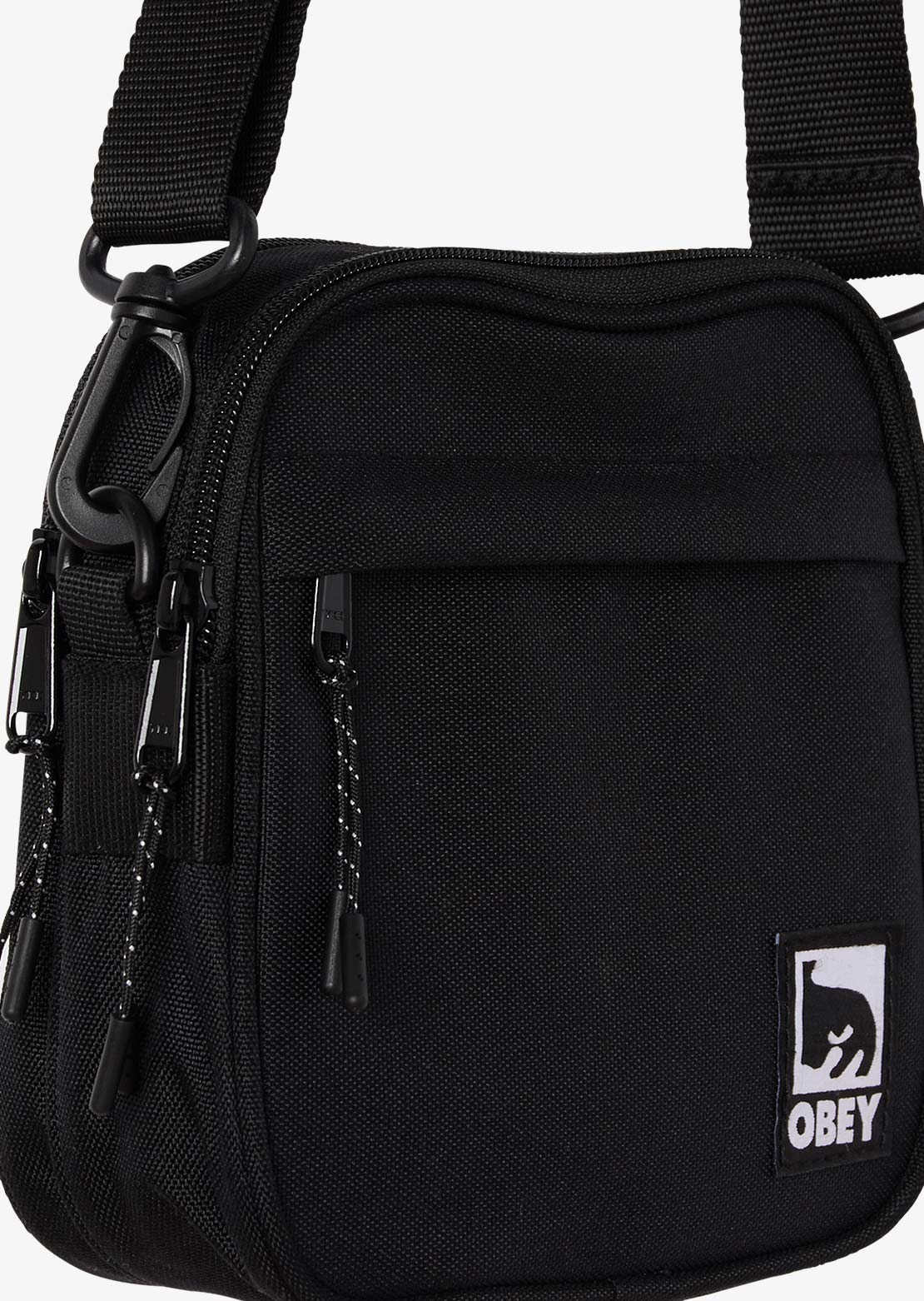 Obey Men's Half Eye Crossbody Bag Black