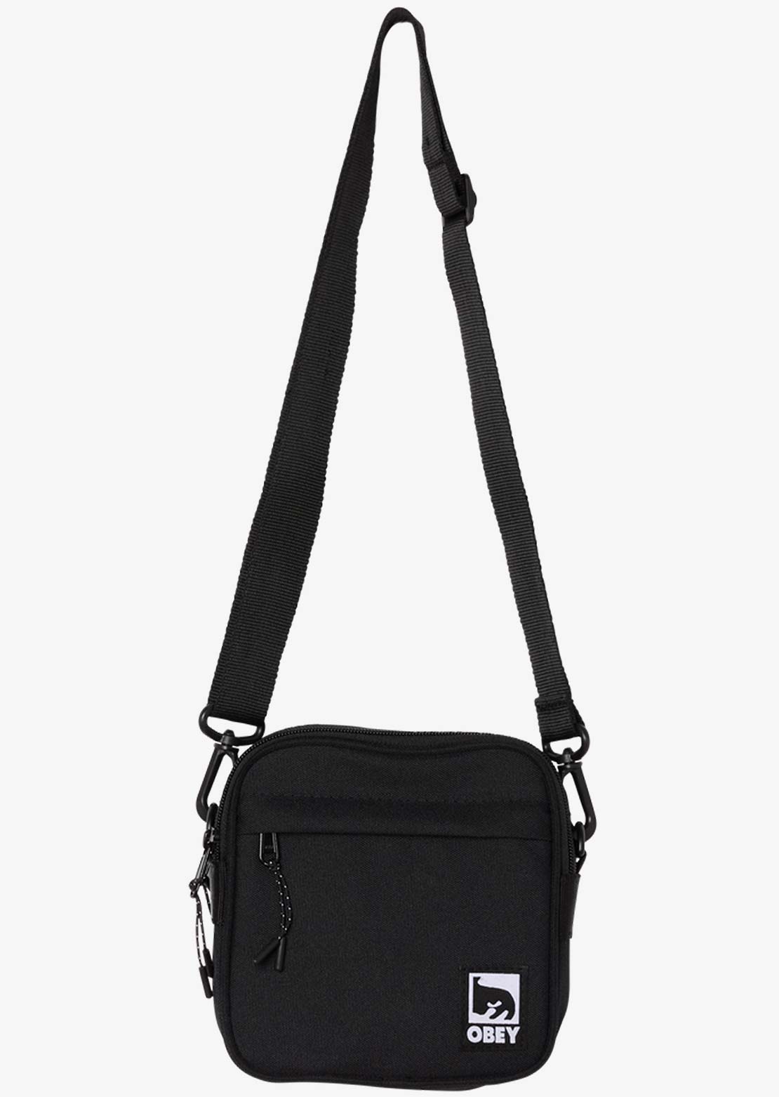 Obey Men's Half Eye Crossbody Bag Black