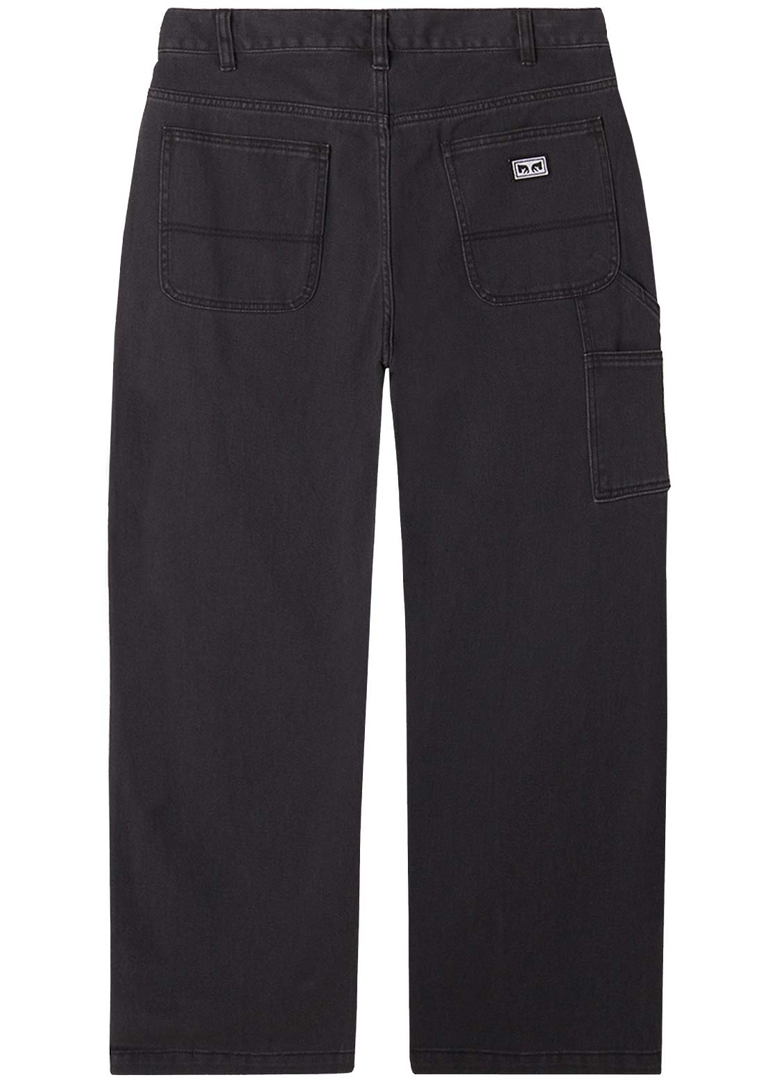 Obey Men's Hardwork Carpenter Denim Pant Black
