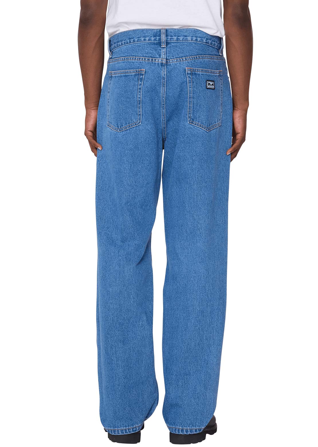 Obey Men's Hardwork Denim Pants Light Indigo