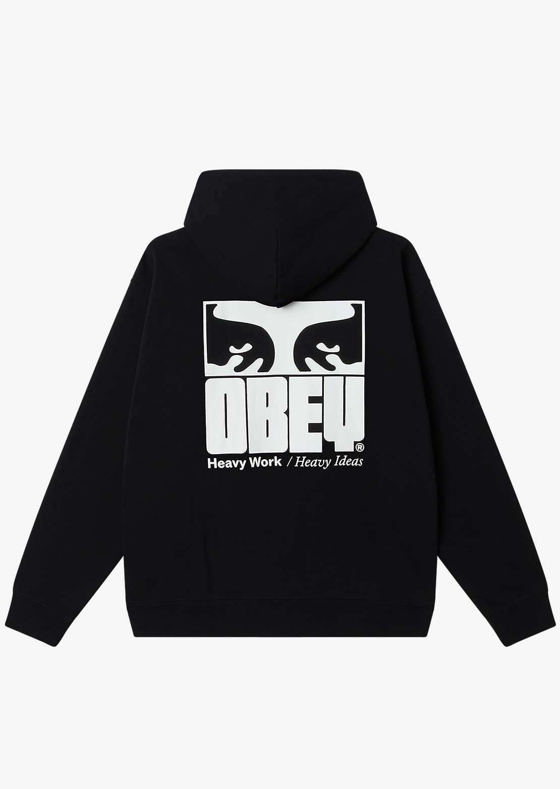 Obey Men's Heavy Ideas Hood Black