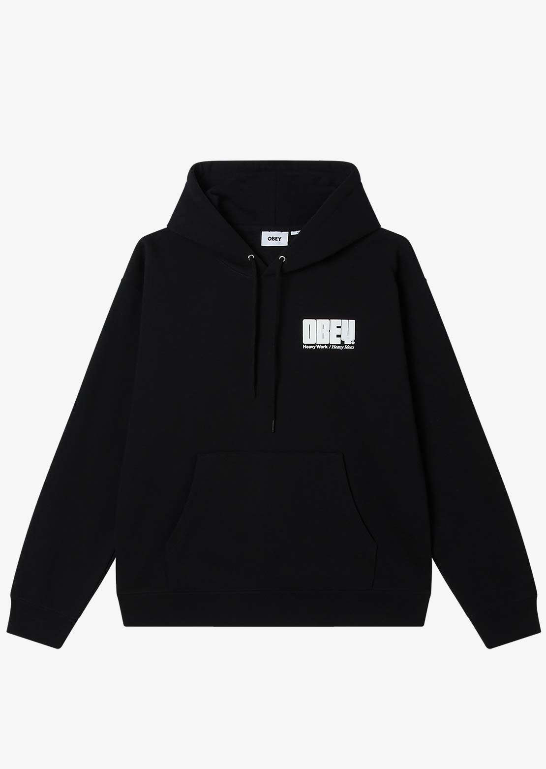Obey Men's Heavy Ideas Hood Black