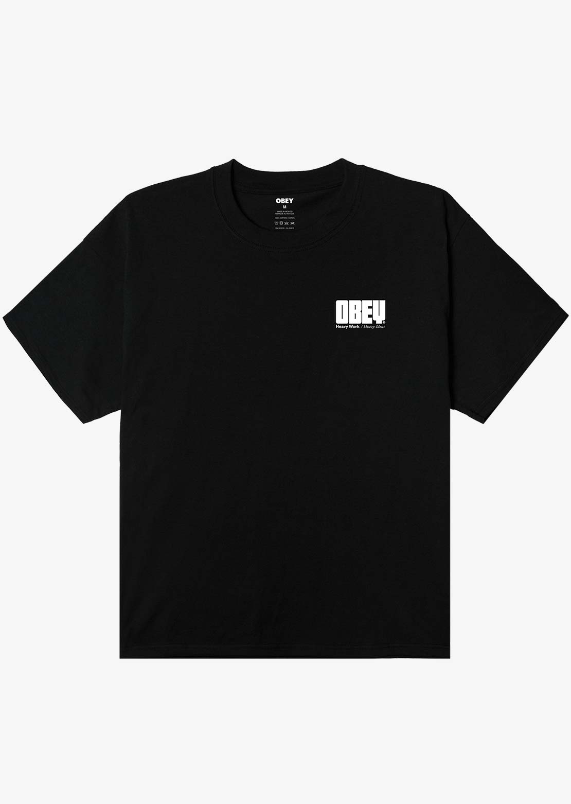 Obey Men's Heavy Ideas HW Box T-Shirt Black