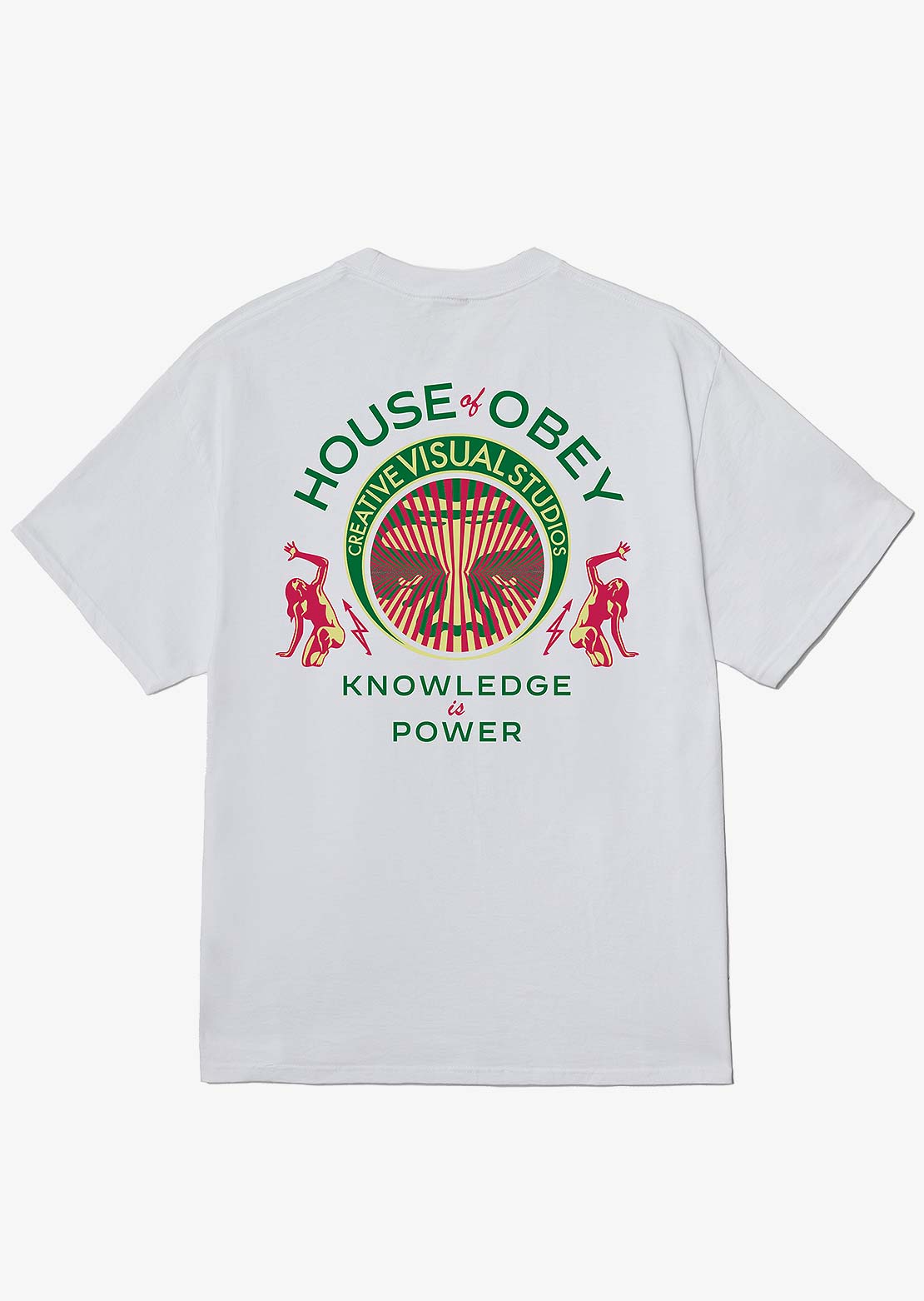 Obey Men's Knowledge Is Power T-Shirt White