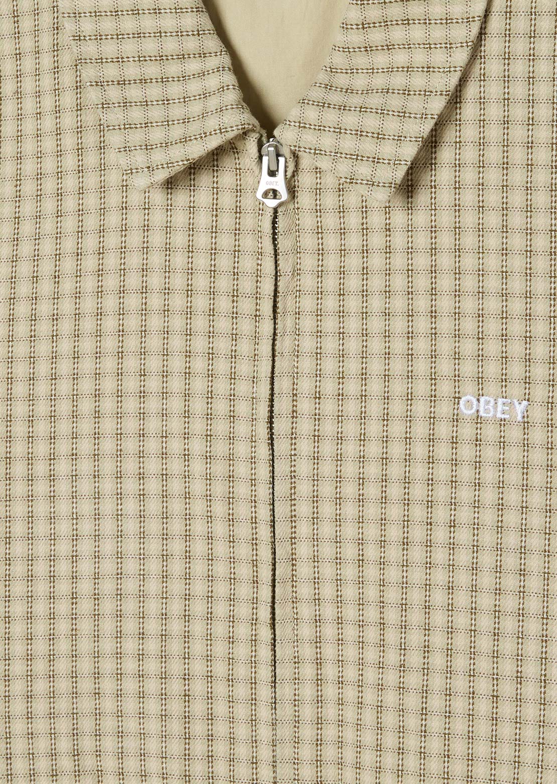 Obey Men's Luther Blouson Jacket Abbey Stone Multi