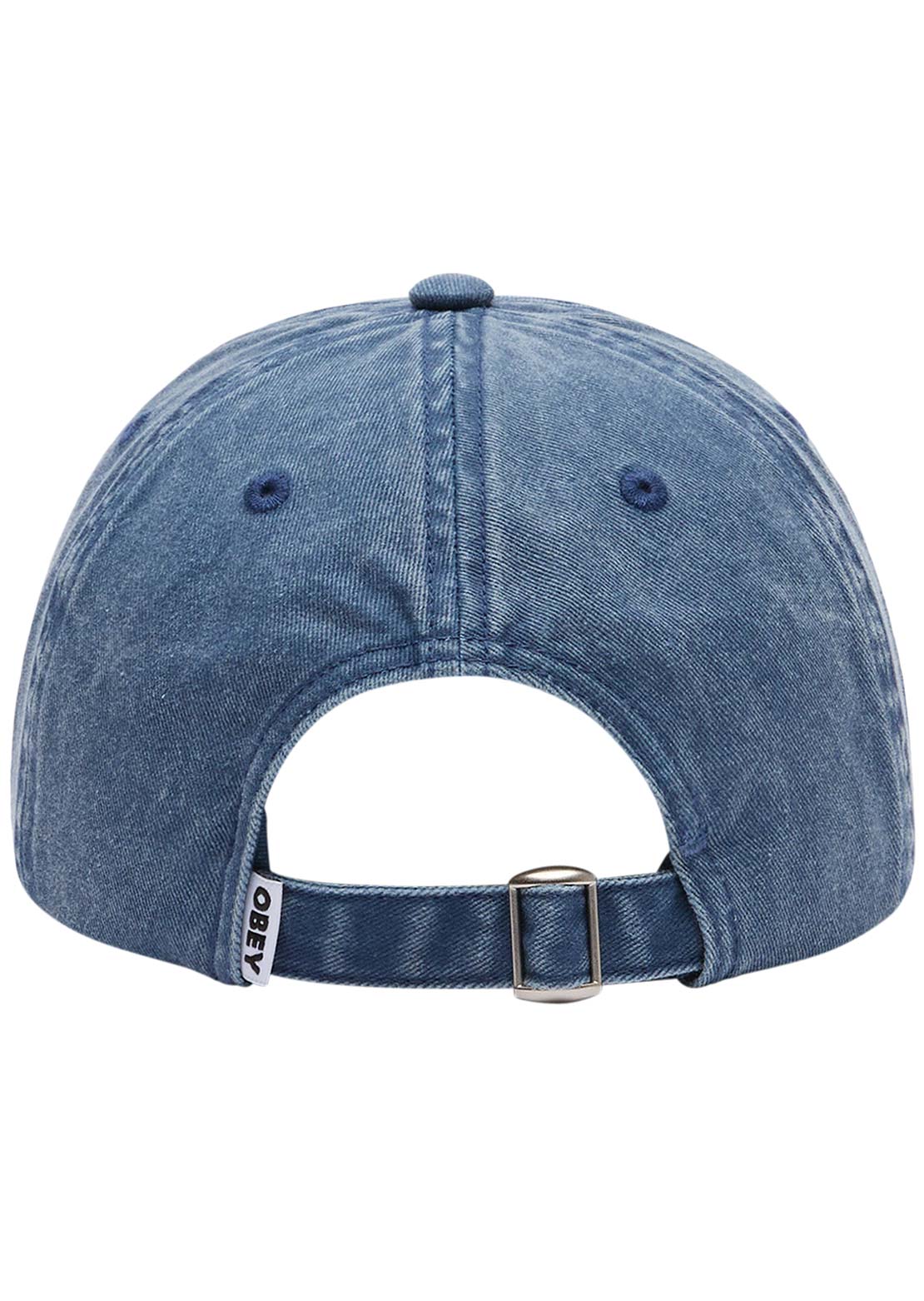 Obey Men's Pigment Bold 6 Panel Strapback Cap Pigment Navy