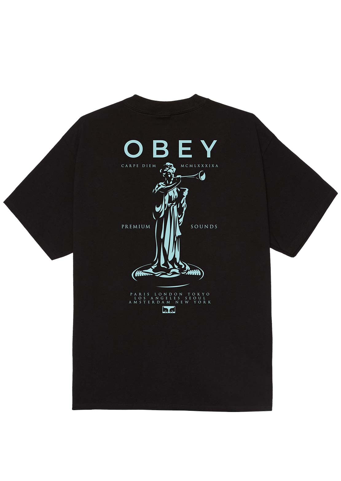 Obey Men&#39;s Premium Sounds T-Shirt Black