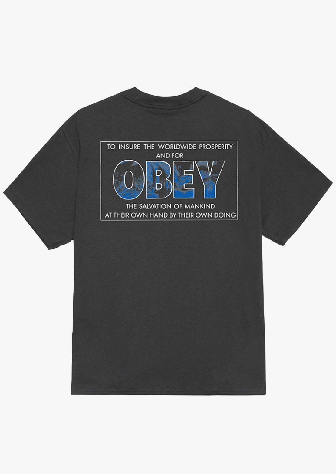 Obey Men's Prosperity T-Shirt Vintage Black