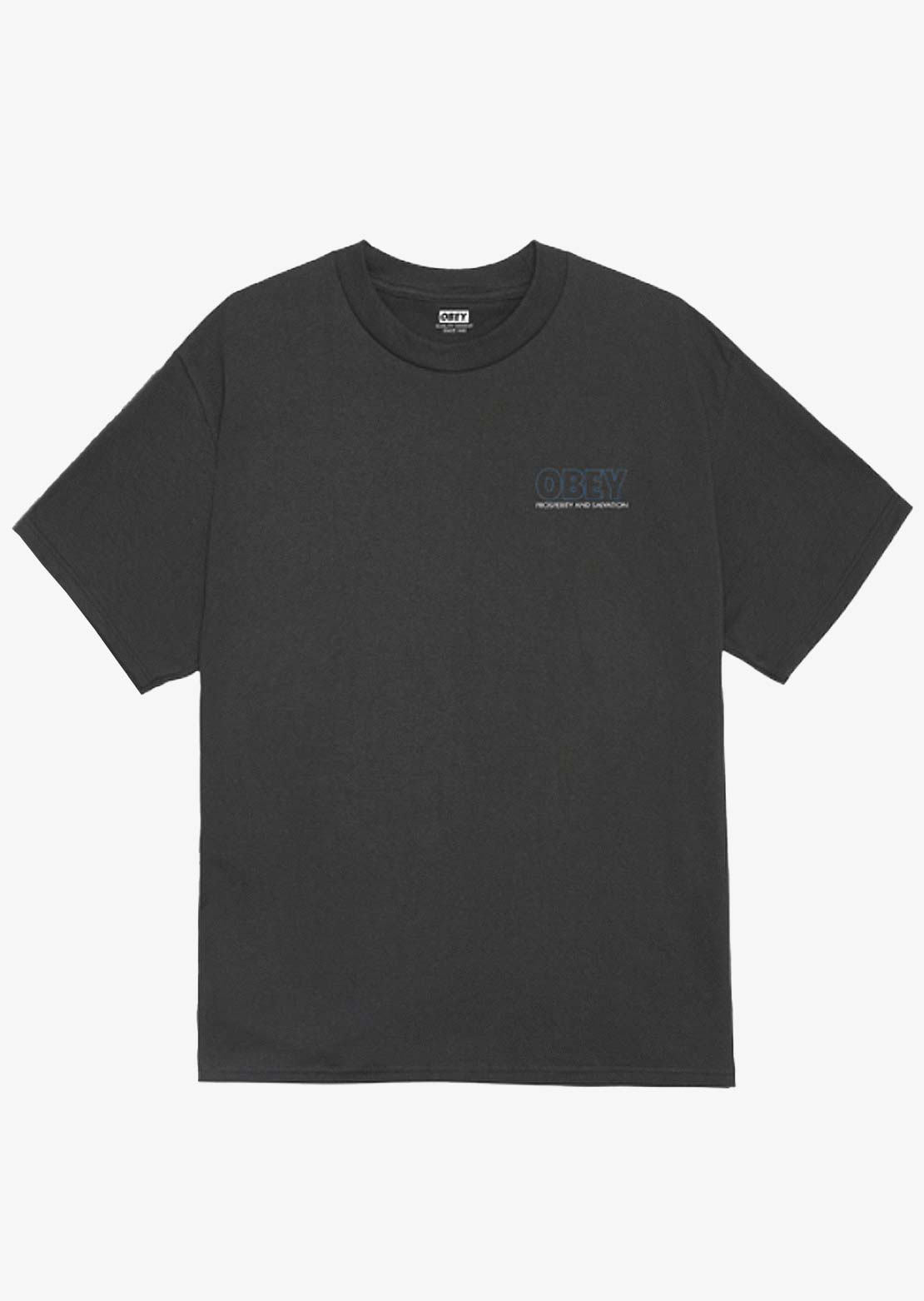 Obey Men's Prosperity T-Shirt Vintage Black