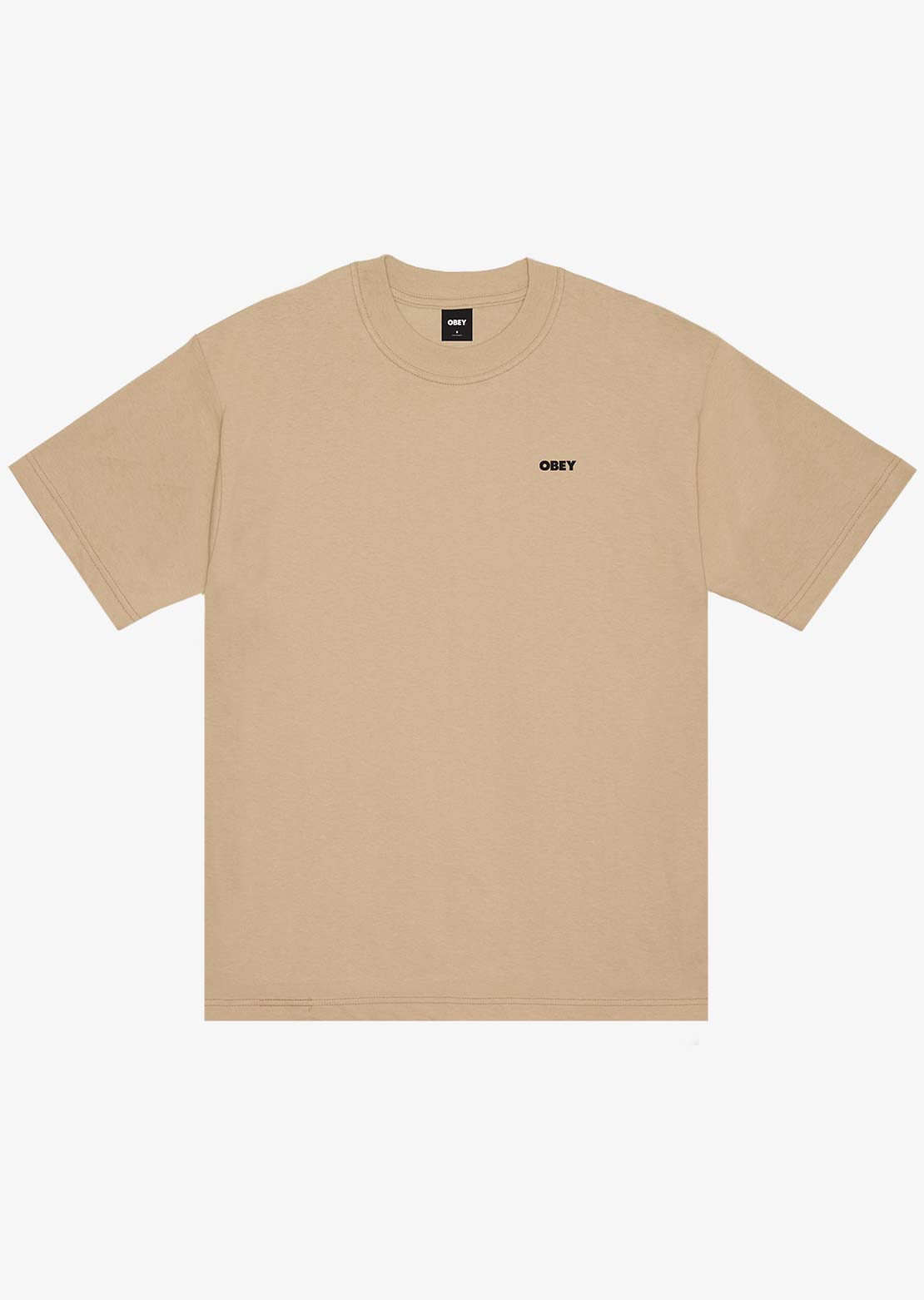 Obey Men's Quarter Eye Icon HW Box T-Shirt Sand