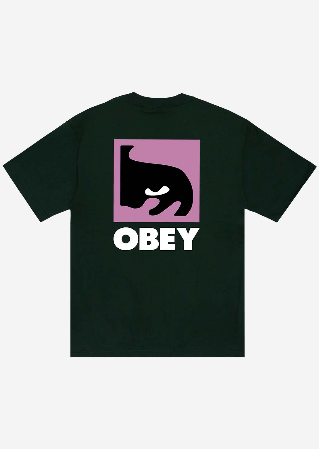 Obey Men's Quarter Eye Icon HW Box T-Shirt Forest Green