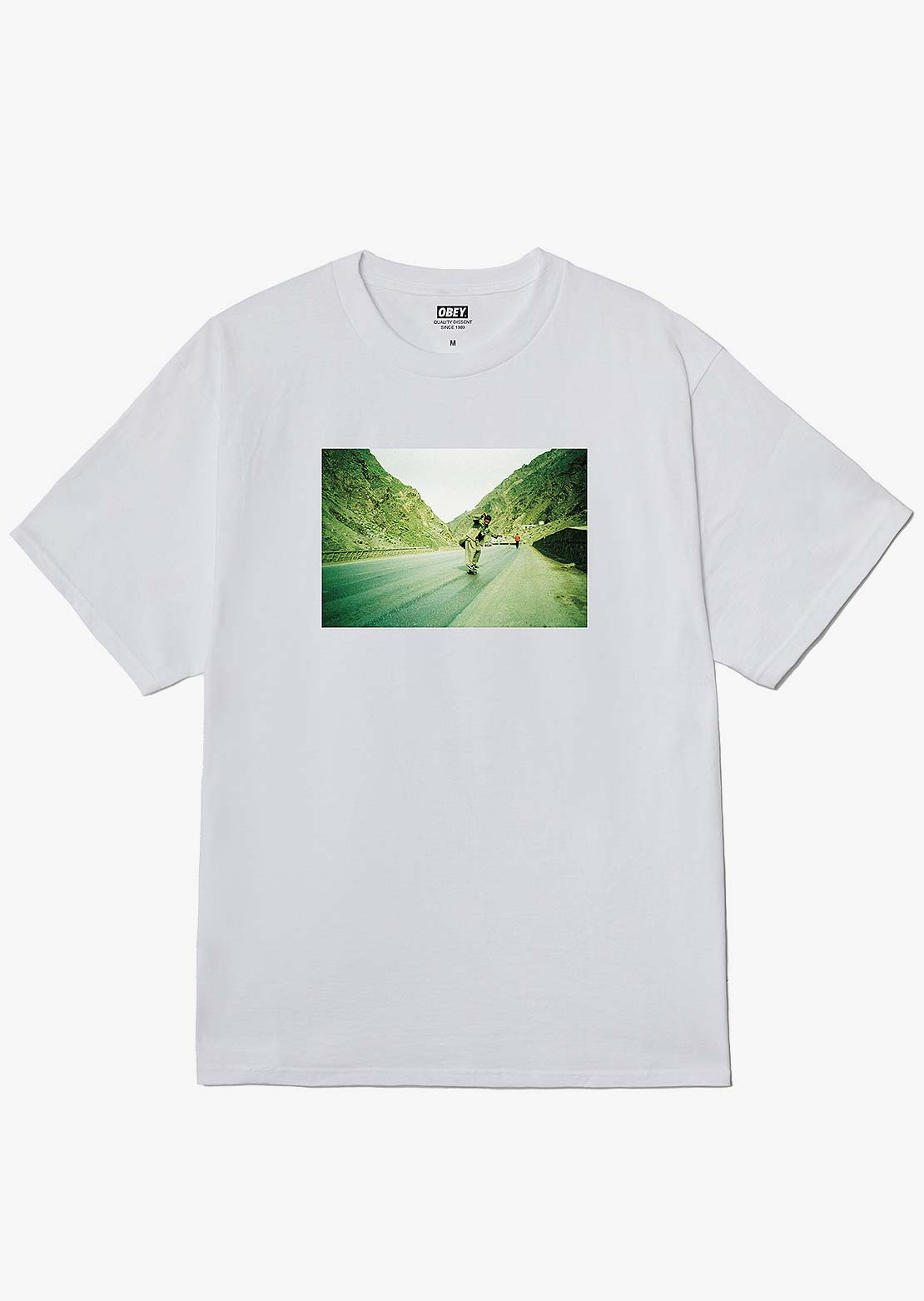 Obey Men's Skateistan Photo T-Shirt White