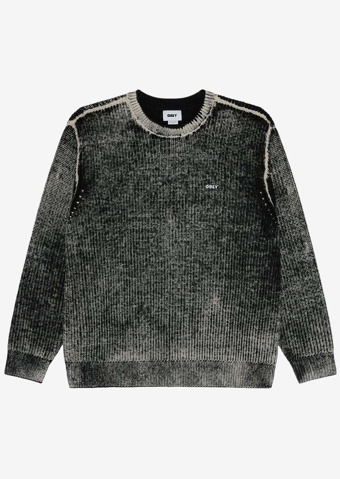 Obey Men's Spray Effect Sweater