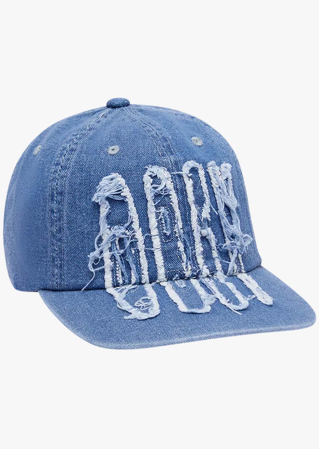 Obey Men's Supernova 6 Panel Denim Velcro Back Cap Light Indigo