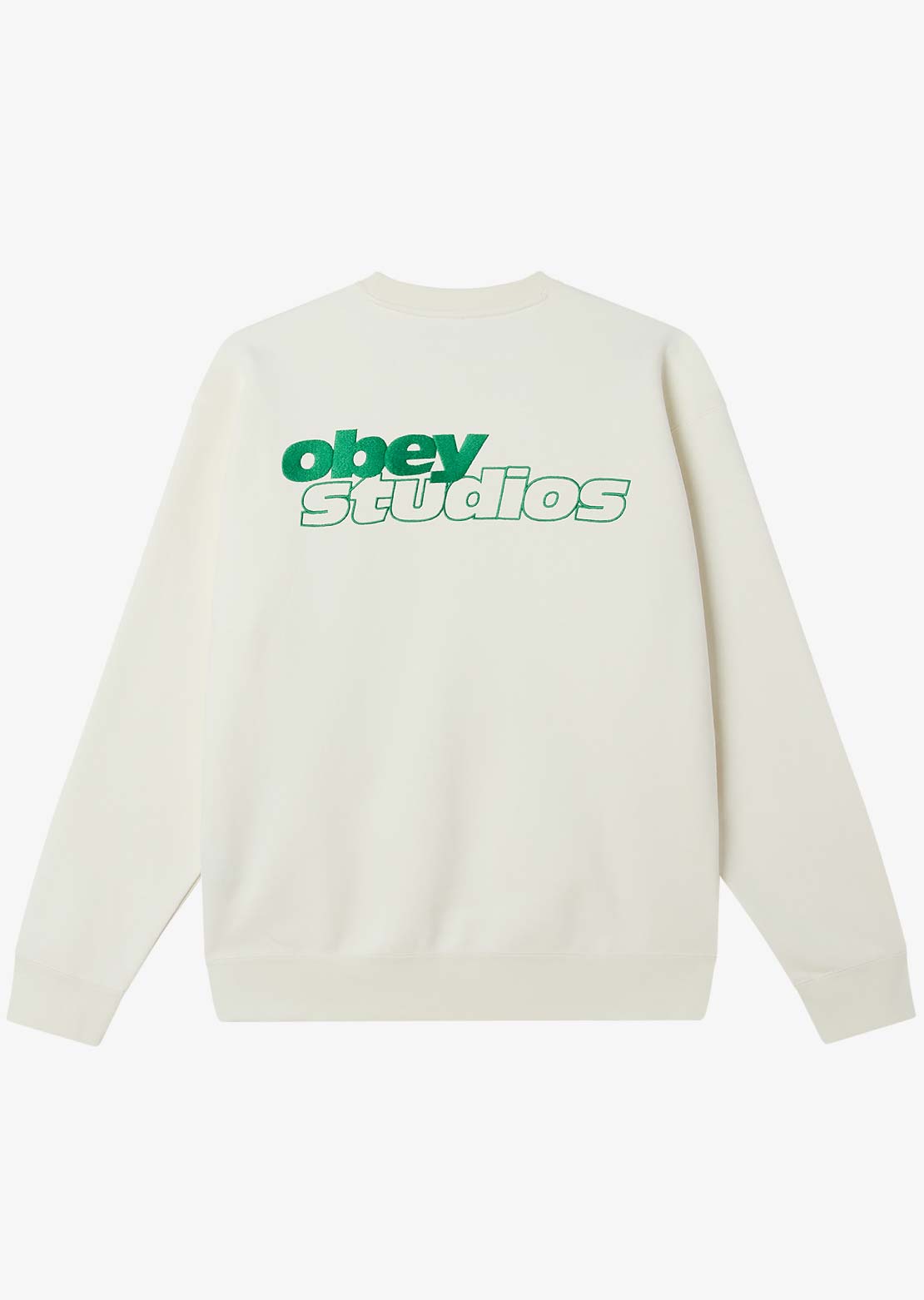 Obey Men's Tonic Crew Sweatshirt Off White