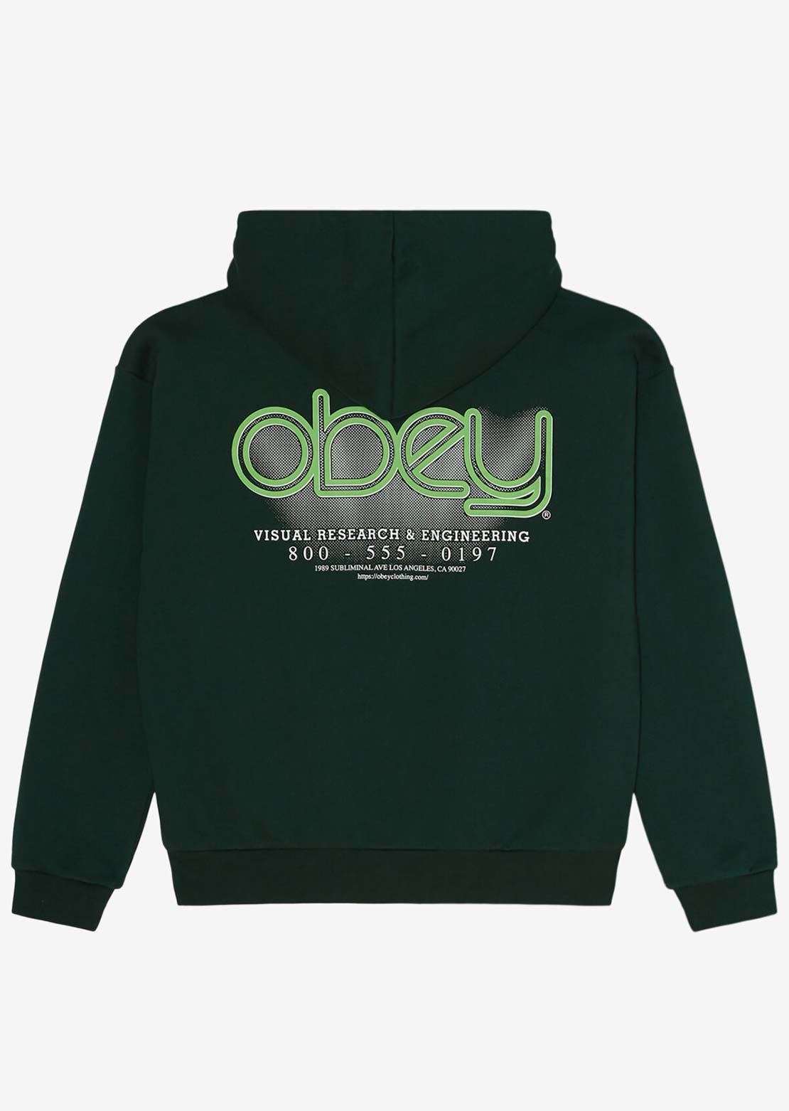 Obey Men's Visuals Extra Heavy Hood