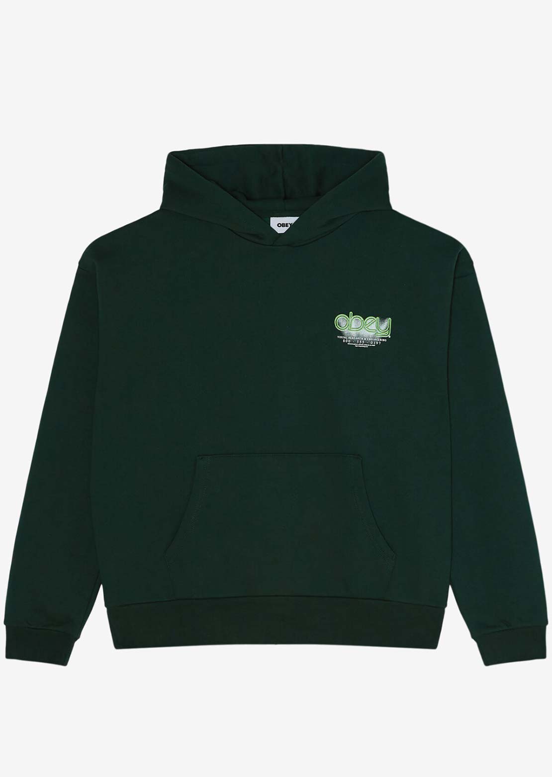 Obey Men's Visuals Extra Heavy Hood