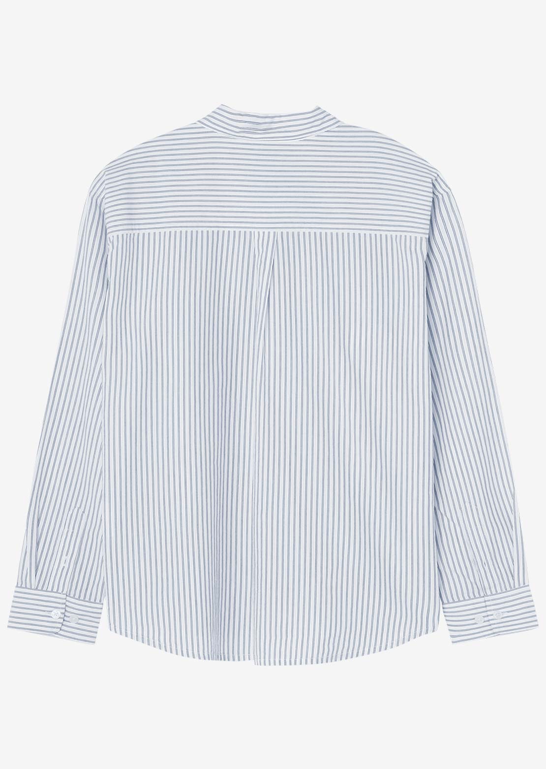 Obey Men's William Woven Button Up Shirt Light Blue Multi