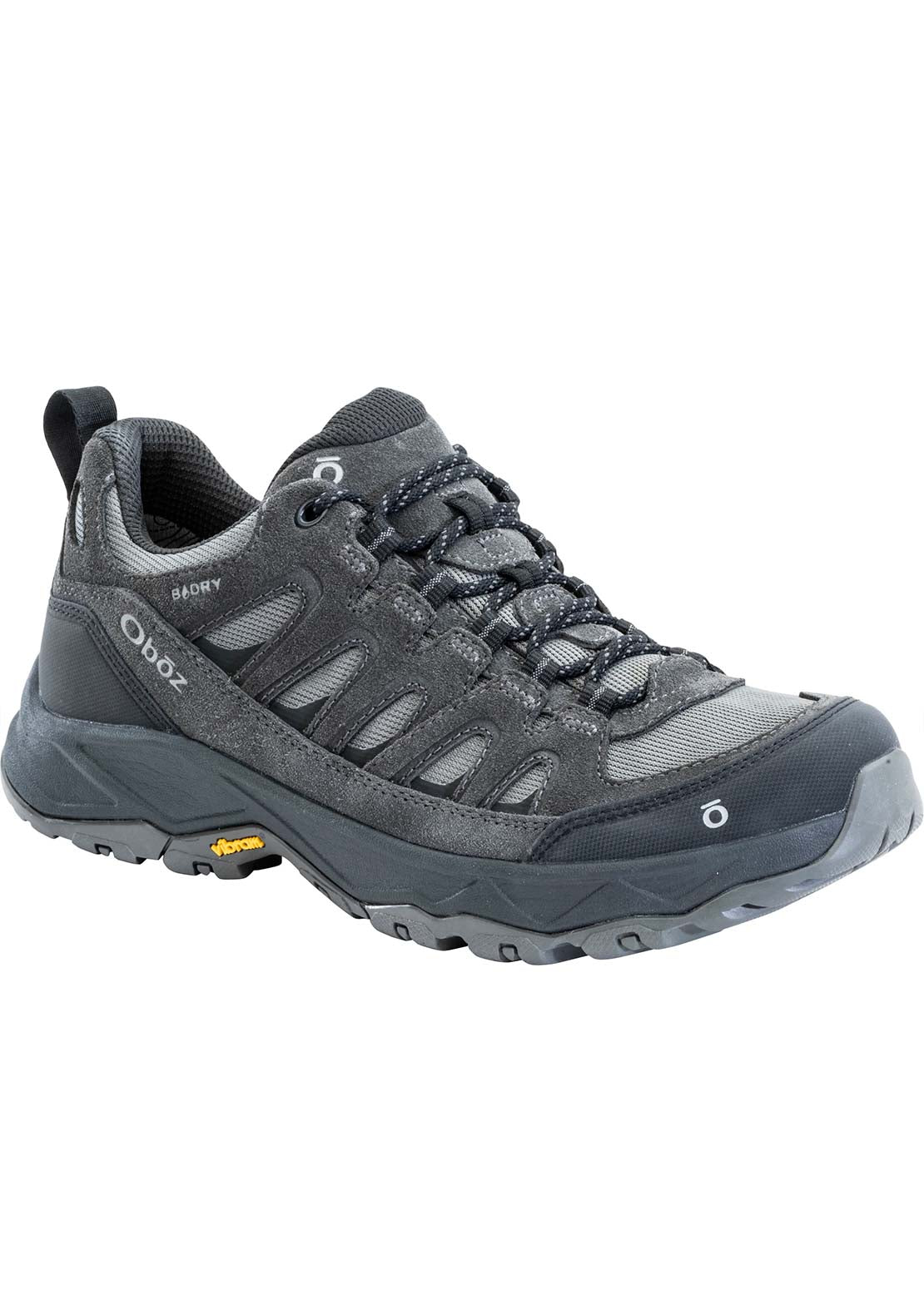 Oboz Men's Sawtooth Ascent Low B-DRY Wide Hiking Shoes Charcoal