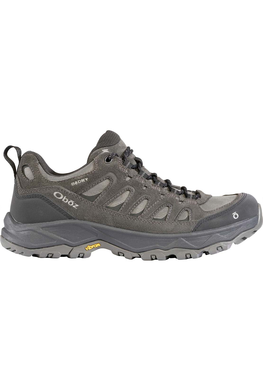 Oboz Men's Sawtooth Ascent Low B-DRY Wide Hiking Shoes Charcoal