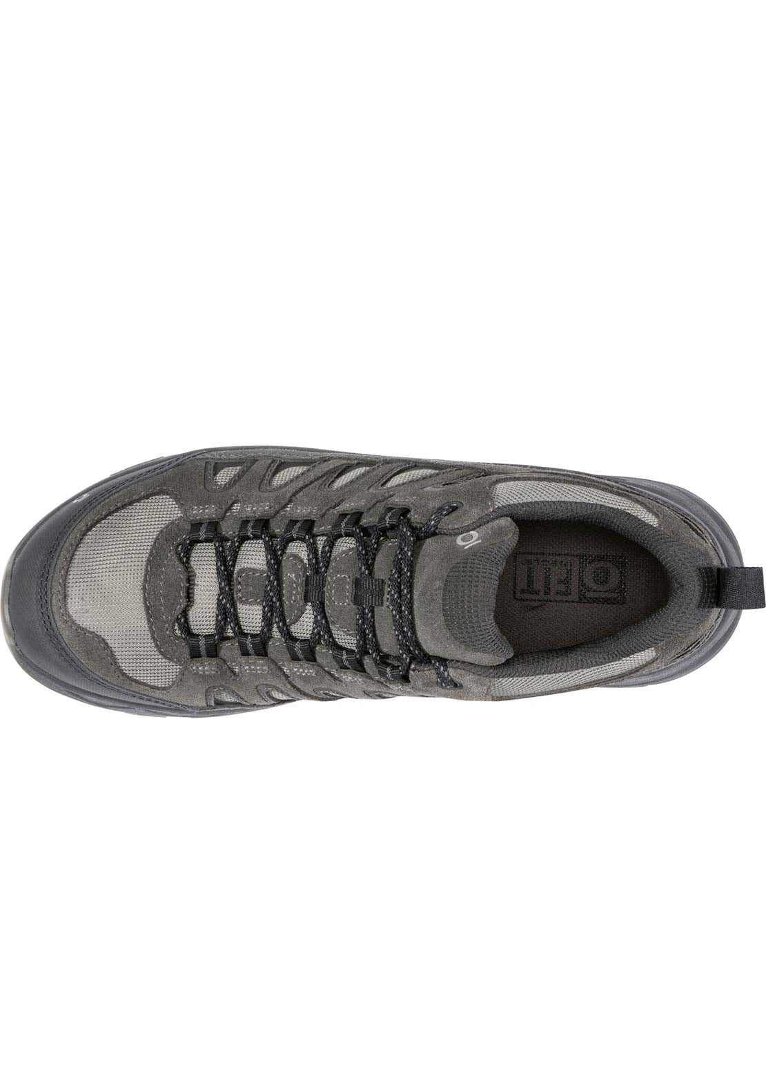 Oboz Men's Sawtooth Ascent Low B-DRY Wide Hiking Shoes Charcoal