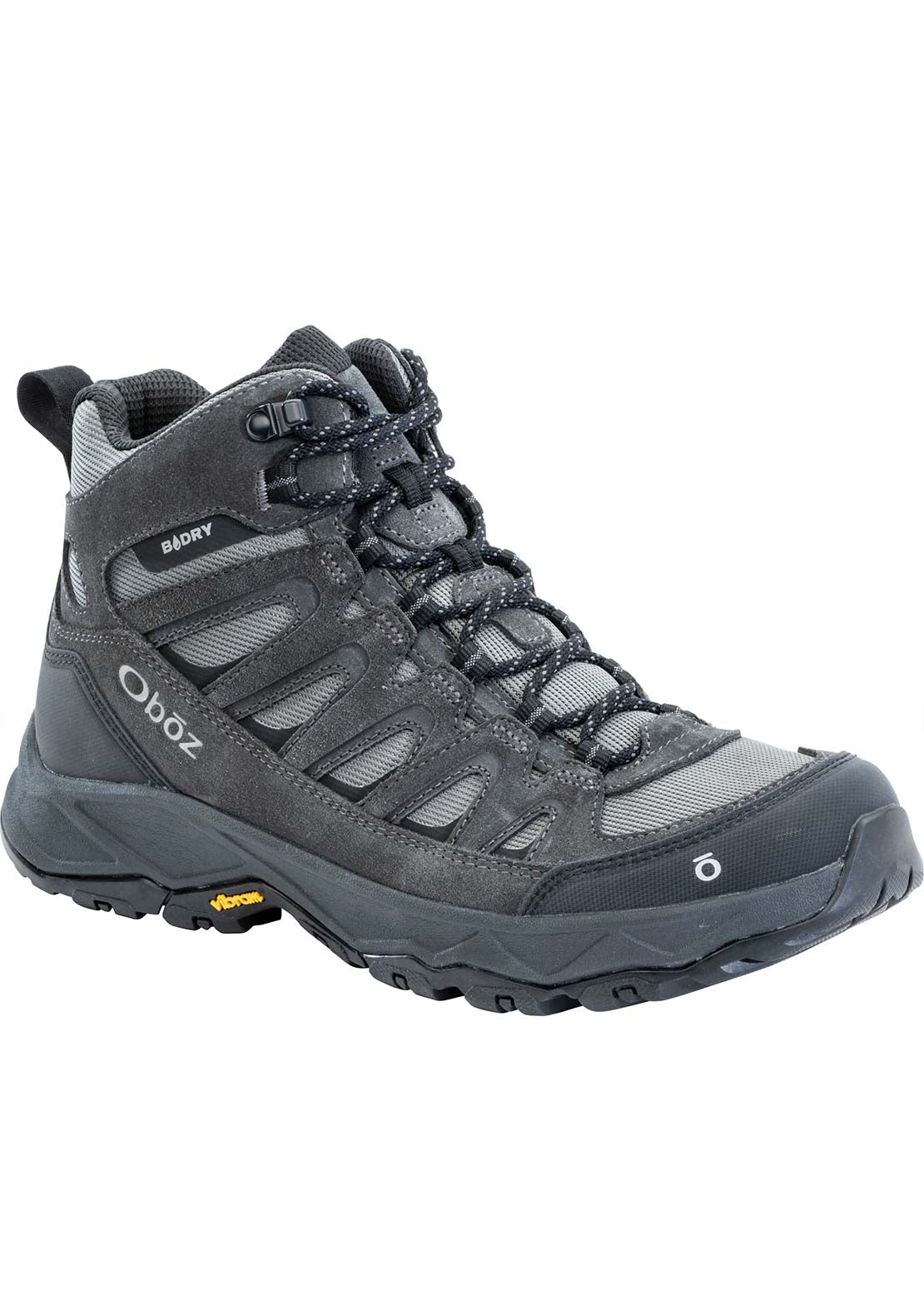 Oboz Men's Sawtooth Ascent Mid B-DRY Wide Hiking Boots Charcoal