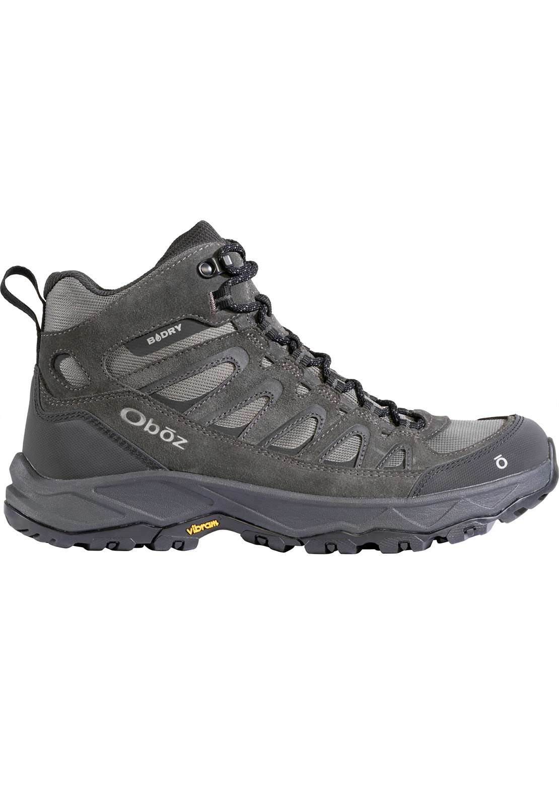 Oboz Men's Sawtooth Ascent Mid B-DRY Wide Hiking Boots Charcoal