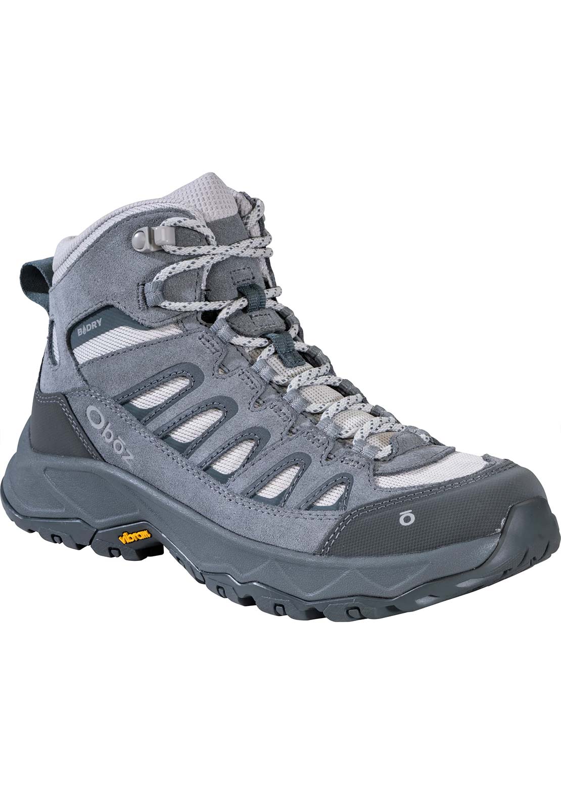 Oboz Women's Sawtooth Ascent Mid B-DRY Hiking Boots Gray Owl