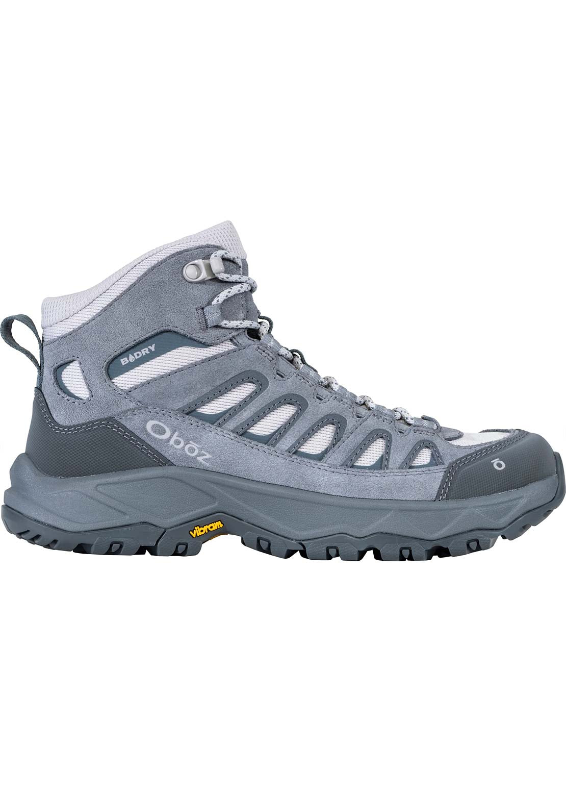 Oboz Women's Sawtooth Ascent Mid B-DRY Hiking Boots Gray Owl