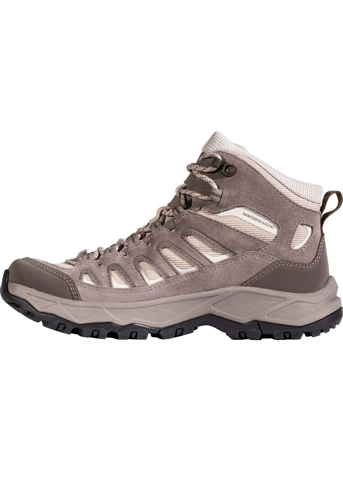 Oboz Women's Sawtooth Ascent Mid B-DRY Wide Hiking Boots Rockfall