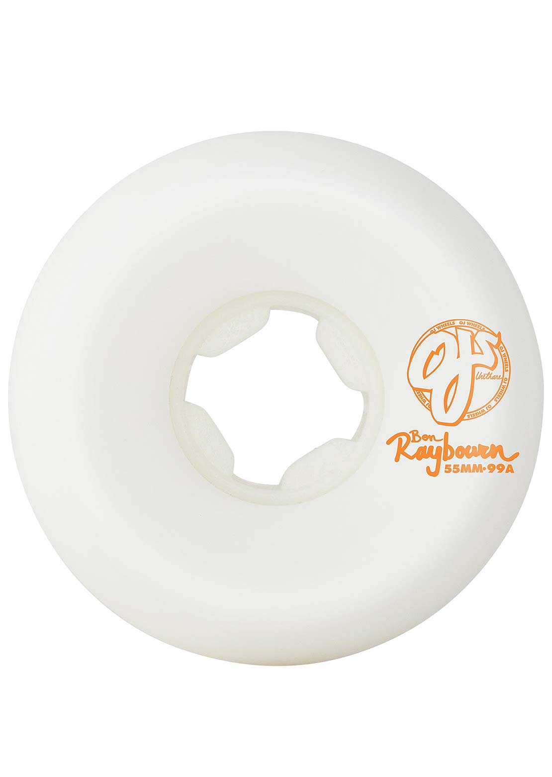 OJ Wheels Ben Raybourn Hat 2 Original 99A Skateboard Wheels White