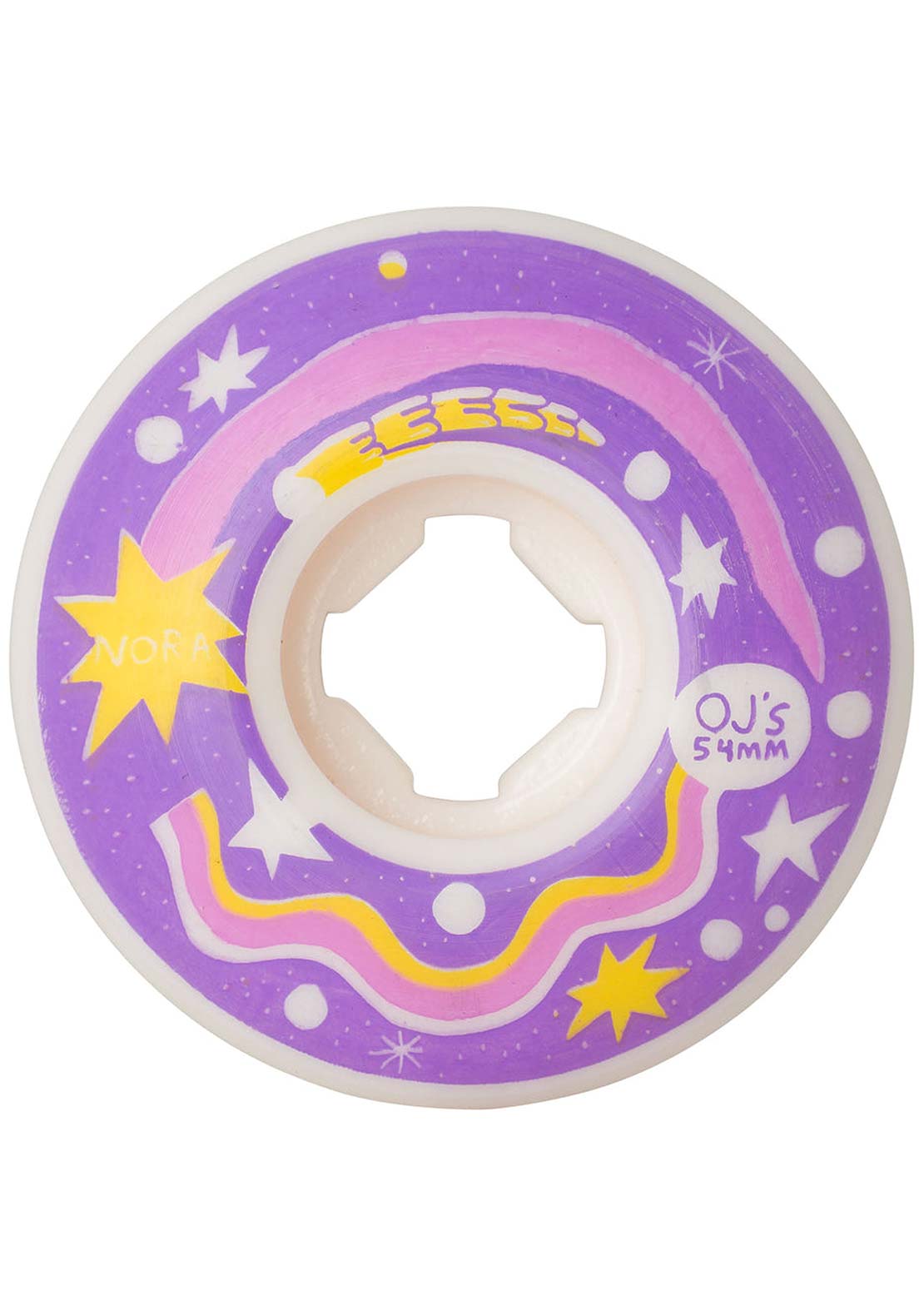 OJ Wheels Nora Dreams Elite EZ Edge 101A Skateboard Wheels White