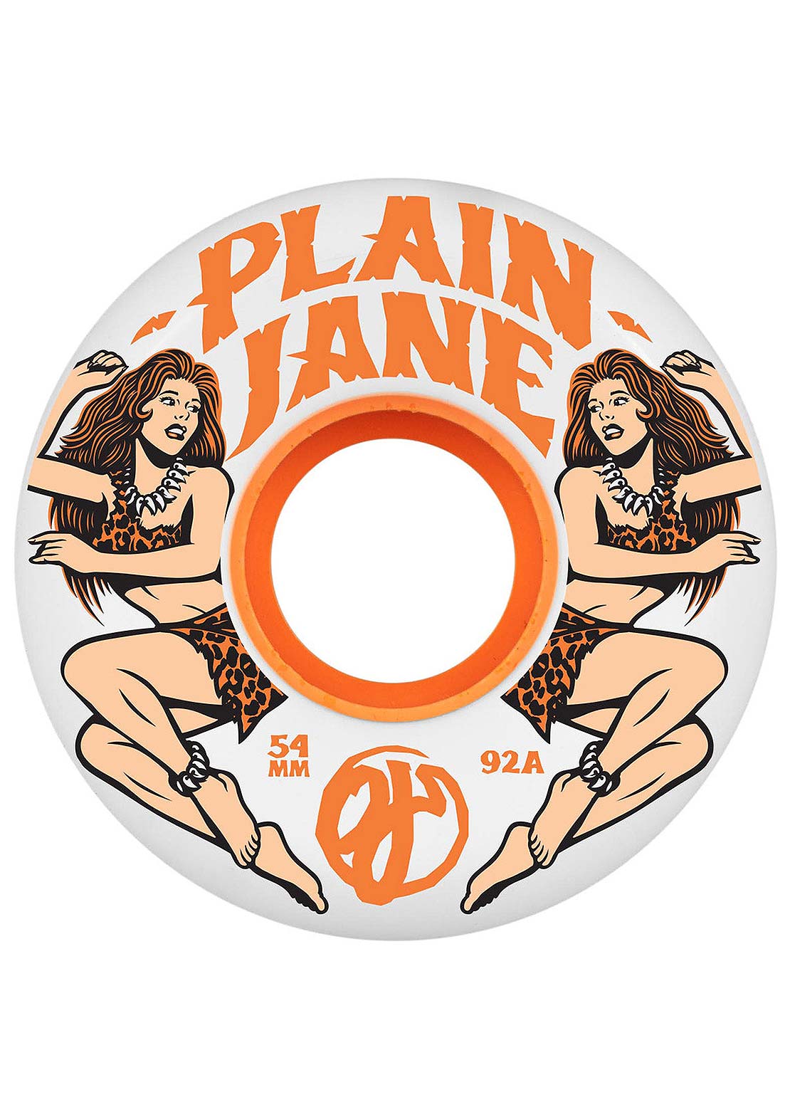 OJ Wheels Plain Jane Jungle Keyframe 92A Skateboard Wheels White