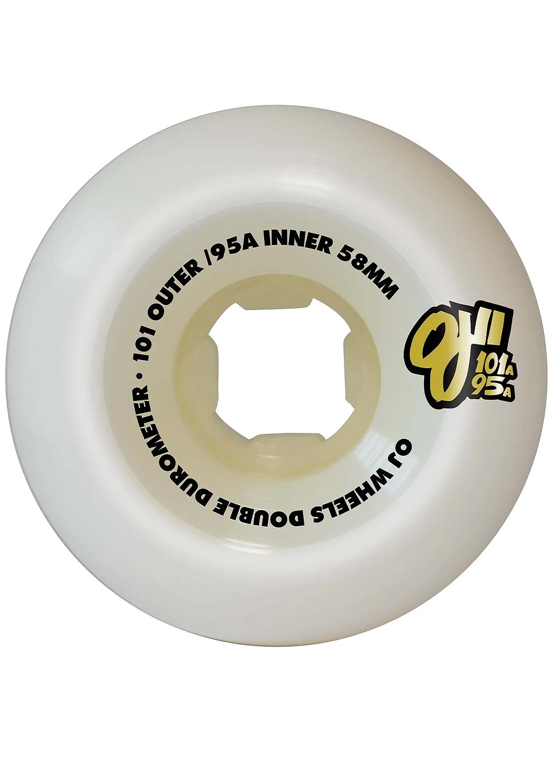 OJ Wheels Unisex Double Duro 101A/95A Skateboard Wheels