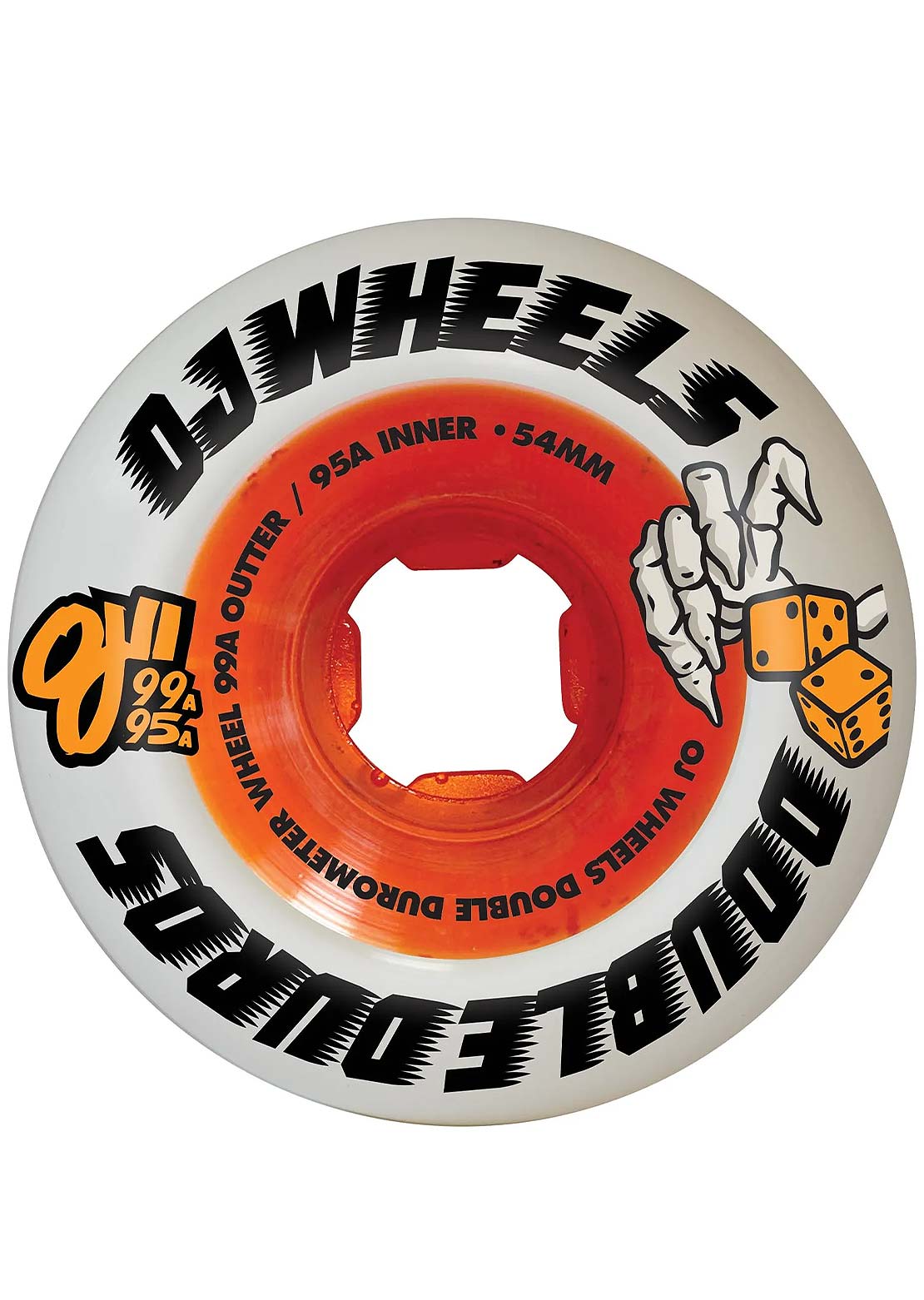 OJ Wheels Unisex Double Duro 99A/95A Skateboard Wheels