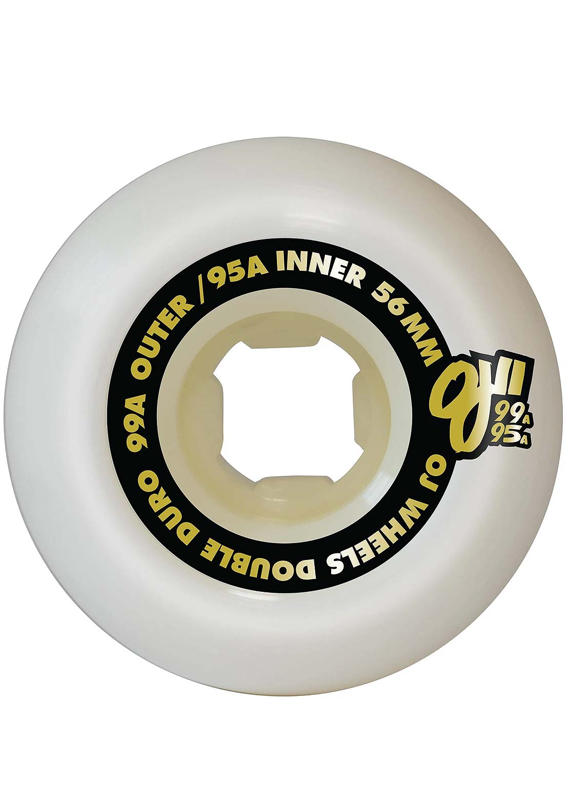 OJ Wheels Unisex Double Duro Chubbies 99A/95A Skateboard Wheels