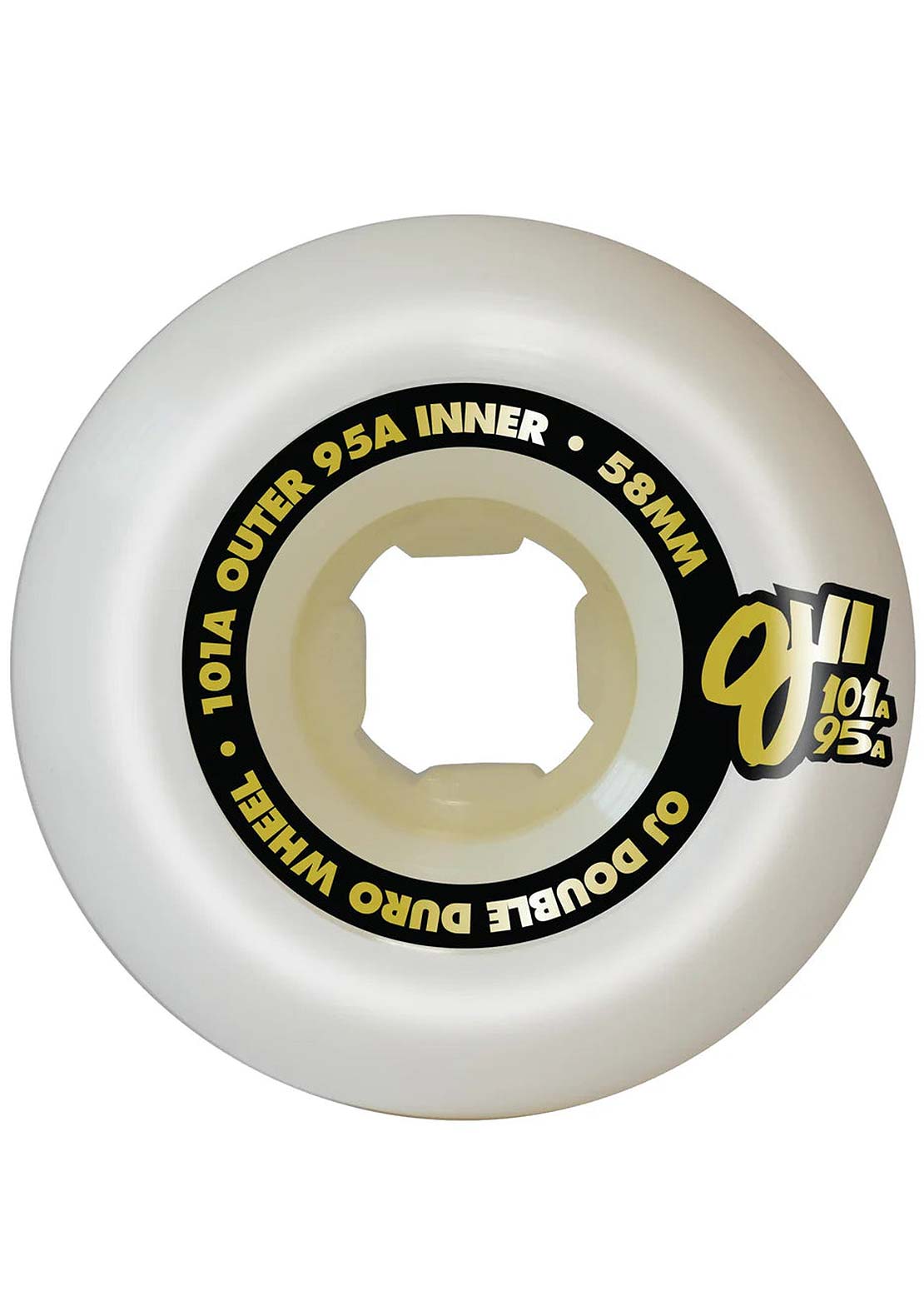OJ Wheels Unisex Eric Dressen Koi Gold Double Duro Mini Combo 101A/95A Skateboard Wheels