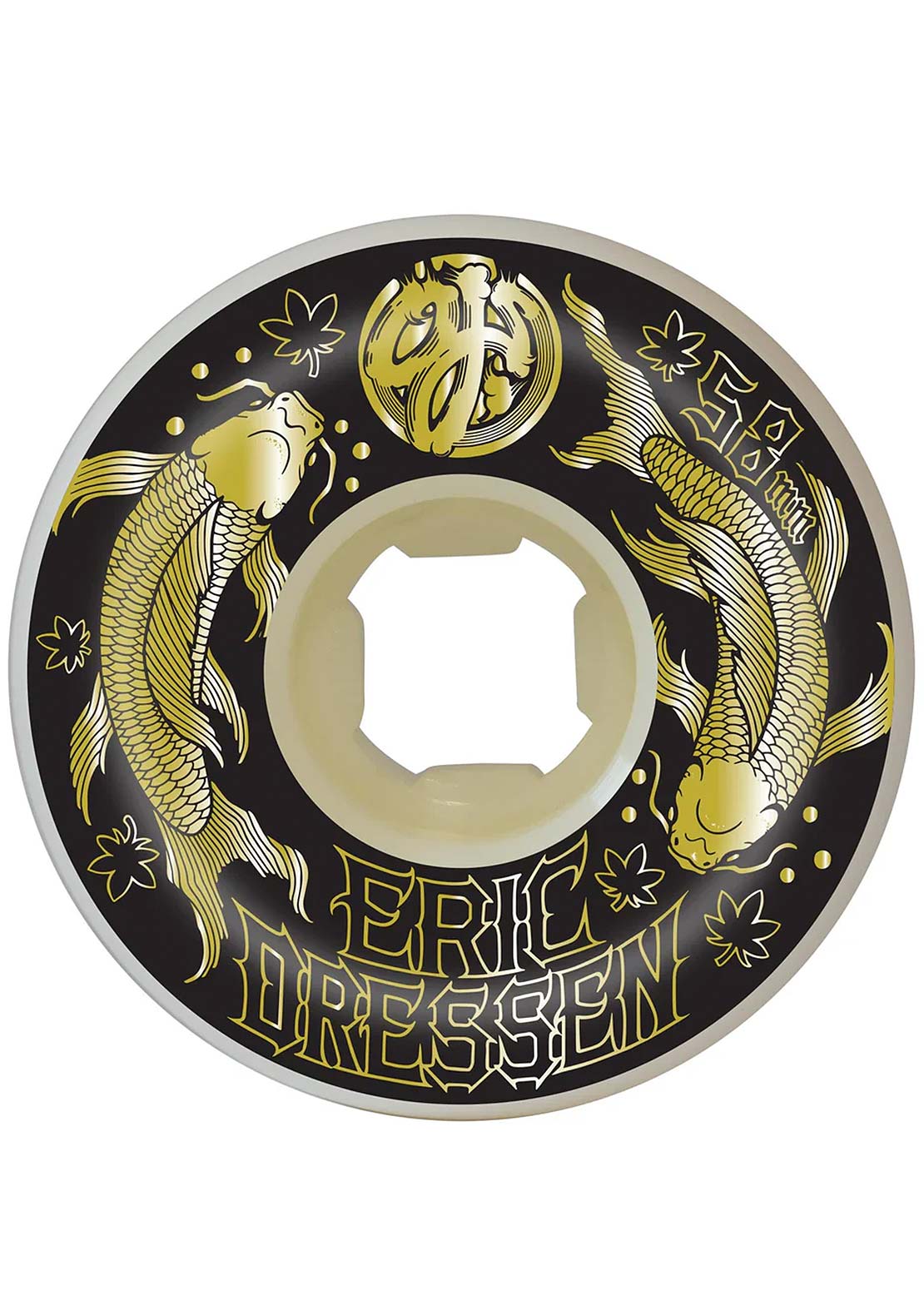 OJ Wheels Unisex Eric Dressen Koi Gold Double Duro Mini Combo 101A/95A Skateboard Wheels