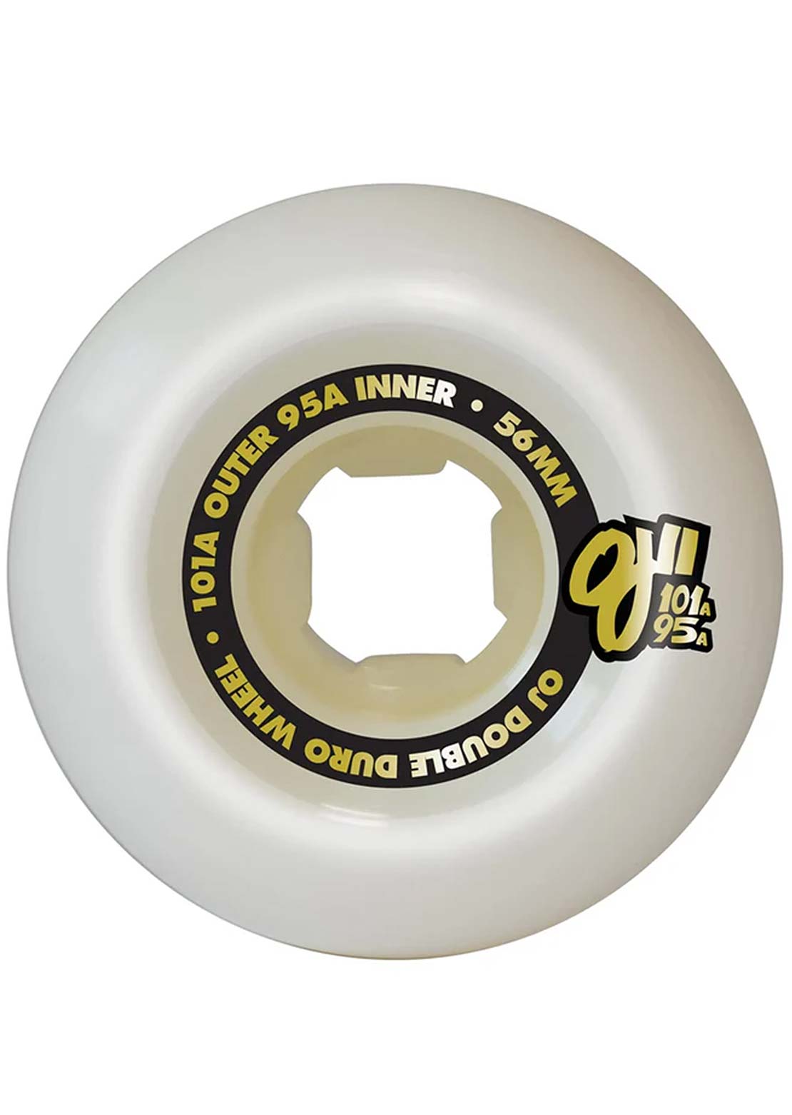 OJ Wheels Unisex Kieran Woolley Roo Gold Double Duro Mini Combo 101A/95A Skateboard Wheels