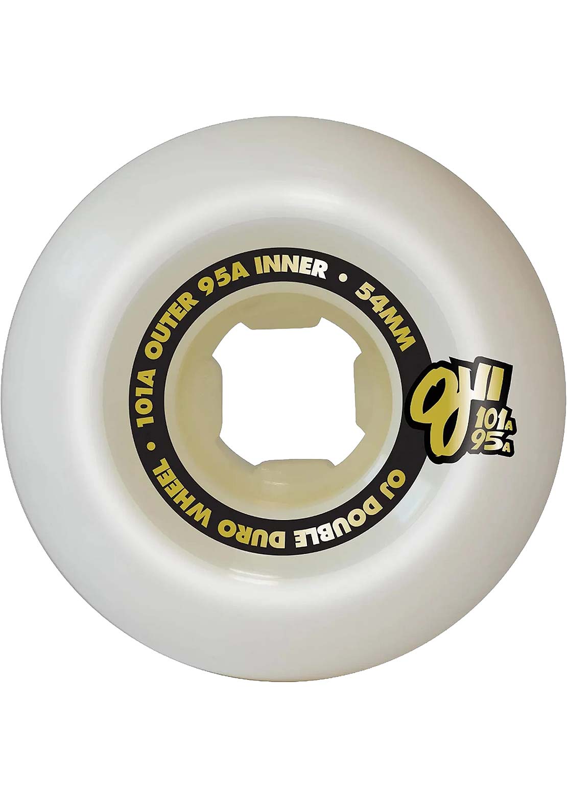 OJ Wheels Unisex Shin Sanbongi Dolphins Gold Double Duro Mini Combo 101A/95A Skateboard Wheels