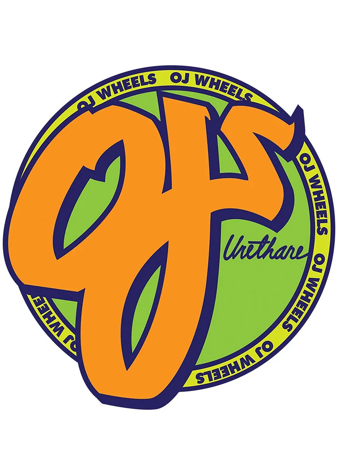 OJ Wheels Unisex Standard Sticker
