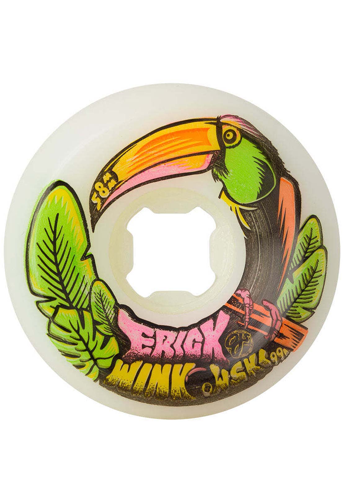 OJ Wheels Winkowski Tropics Mini Combo 99A Skateboard Wheels White