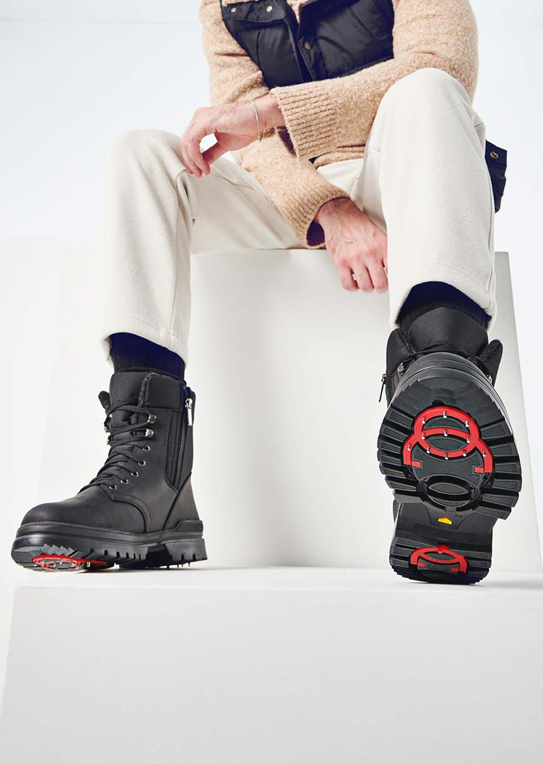 Olang Men's Santiago Winter Boots Nero