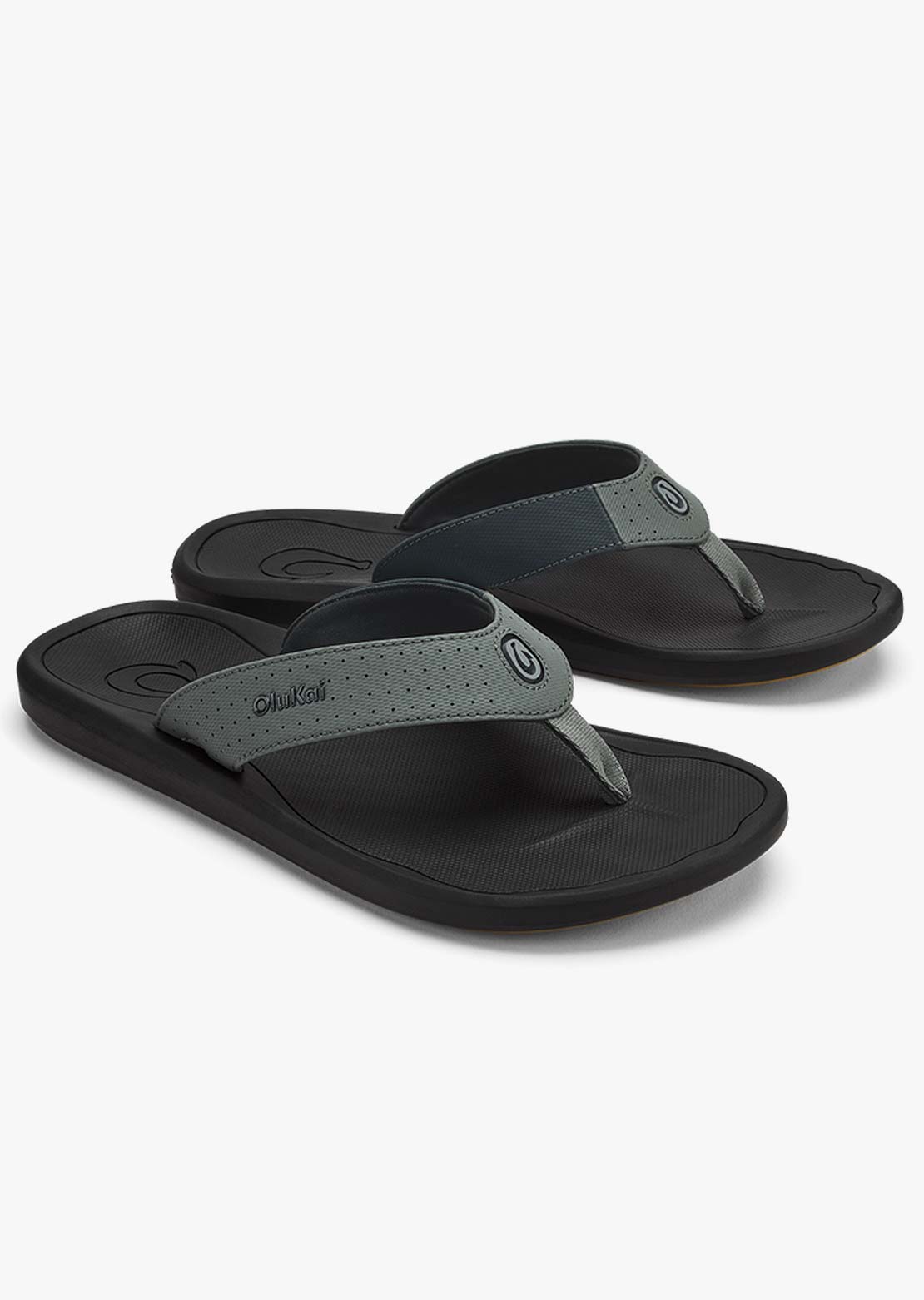 Olukai Men's KI'I Sandals Rock/Lava Rock