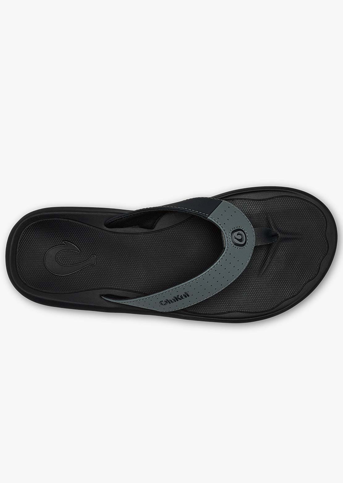 Olukai Men's KI'I Sandals Rock/Lava Rock