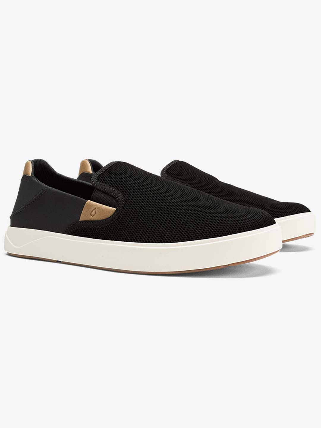 Olukai Men's Lae'ahi Nui Shoes Black/Tan
