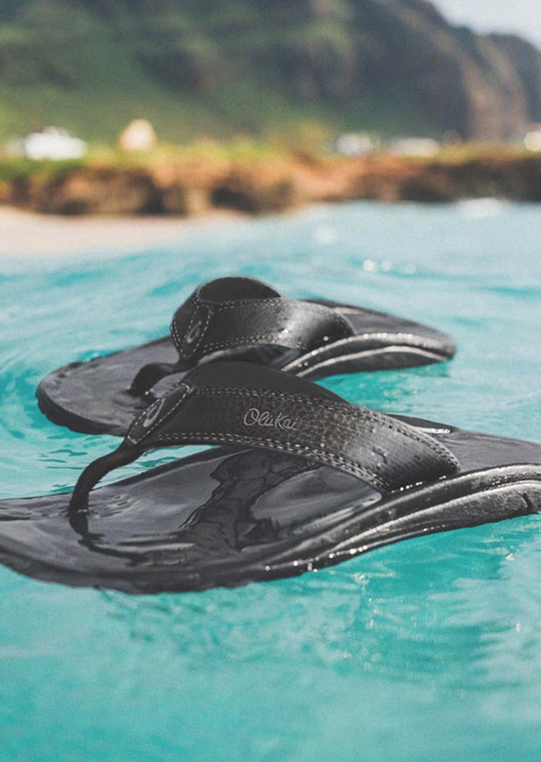 Olukai Men's Ohana Sandals Black/Black