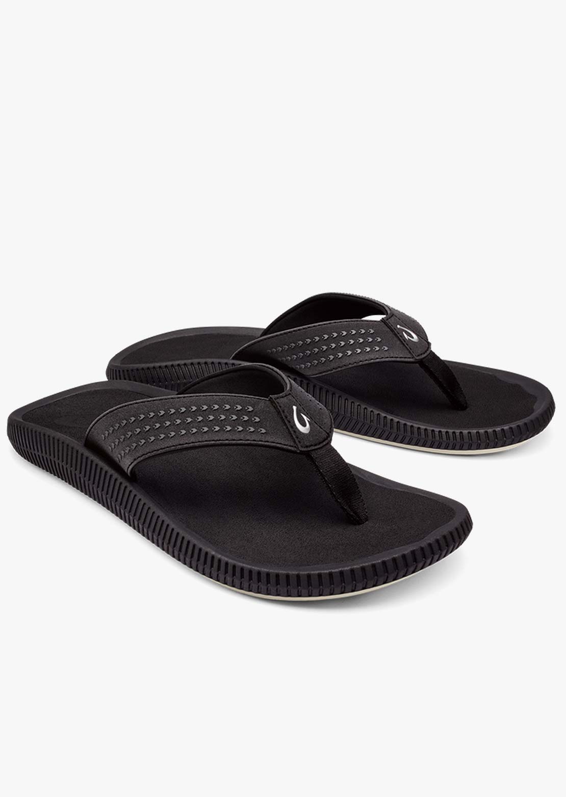 Olukai Men's Ulele Sandals Black/Black